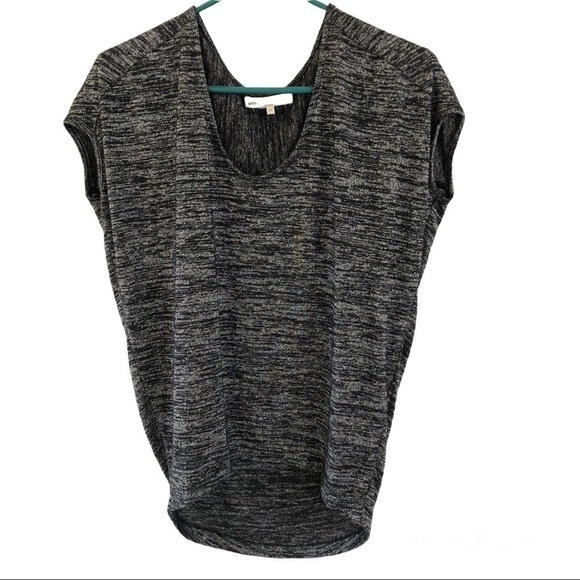 MONK & LOU oversized slouchy grey lightweight top. Cap sleeves. Yoga. Fits S XS - Picture 8 of 8